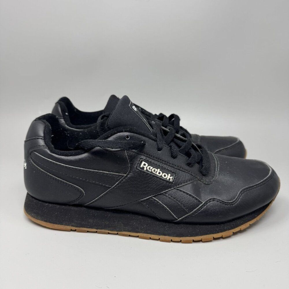 Reebok Mens Classic Harman Run CM9204 Black Casual Shoes Sneakers Size 10.5